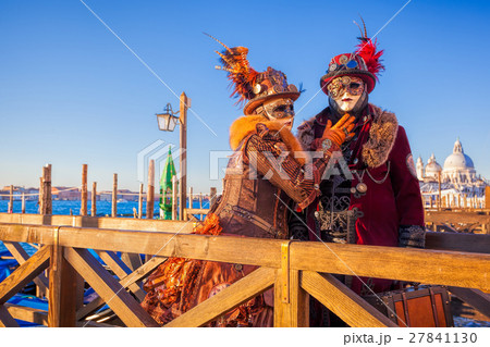 Famous Carnival with masks in Venice, Italy 27841130