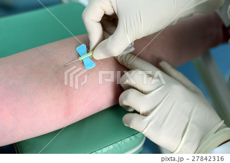 blood sample from a vein in child blood sample from a vein in child 27842316