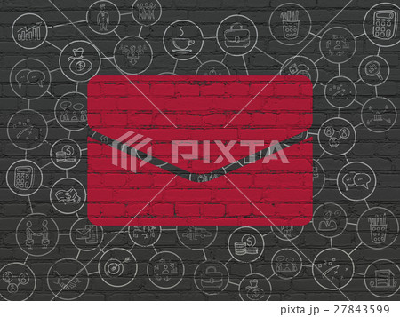 Finance concept: Email on wall background Finance concept: Email on wall background 27843599