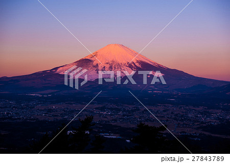 足柄峠からの紅富士 足柄峠からの紅富士 27843789