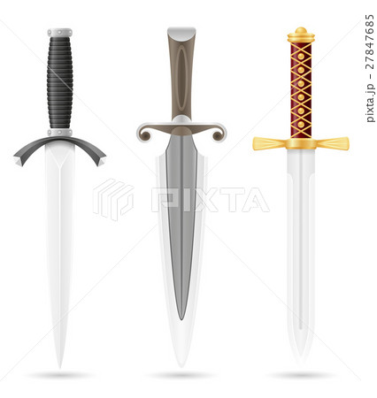 battle dagger medieval stock vector illustration 27847685