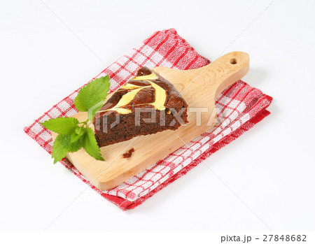 slice of chocolate cake with cheese slice of chocolate cake with cheese 27848682