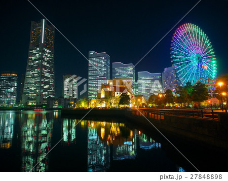 みなとみらい夕景 - 運河パークより みなとみらい夕景 - 運河パークより 27848898