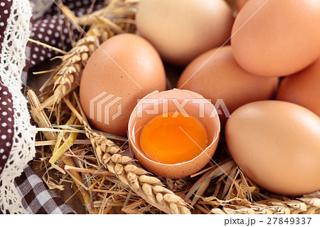 Fresh chicken eggs. Fresh chicken eggs. 27849337