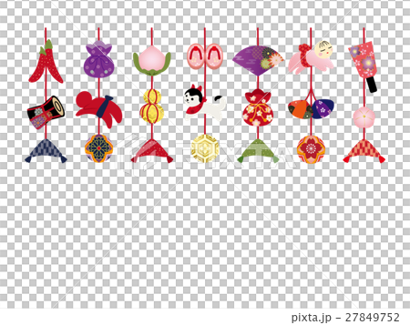 ひなまつりのつるし雛 27849752