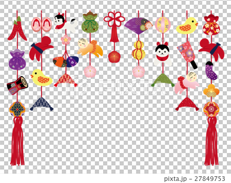 ひなまつりのつるし雛 27849753