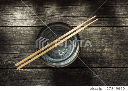 Asian bowl and chopstick. Asian bowl and chopstick. 27849940