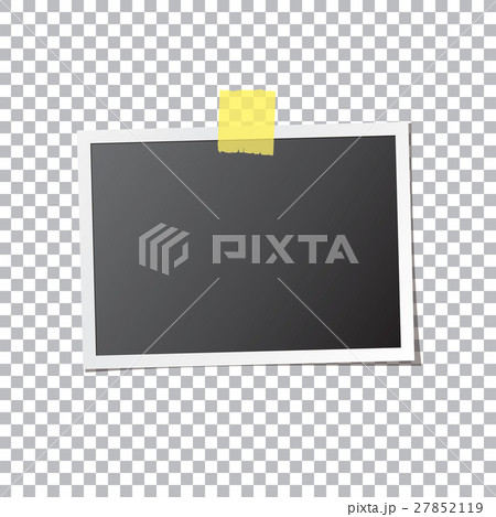 Abstract Photo Frame Fixed by Sticky Tape Abstract Photo Frame Fixed by Sticky Tape 27852119