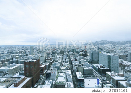 冬の札幌の街並み 27852161