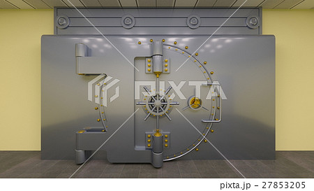 金庫室のイラスト素材