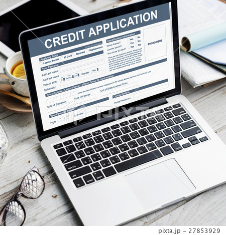 Credit Application Form Occupation Career Work Concept Credit Application Form Occupation Career Work Concept 27853929
