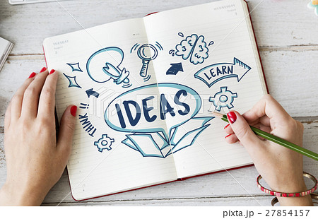 Ideas Think Learn Icons Graphic Concept Ideas Think Learn Icons Graphic Concept 27854157