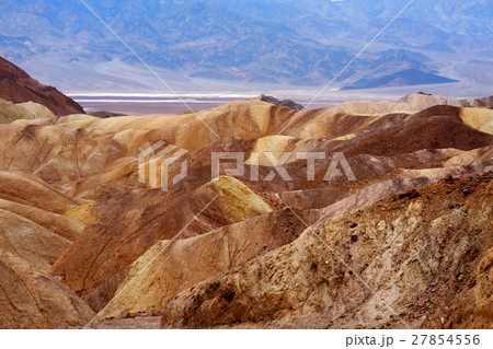 Famous Zabriskie Point in Death Valley Famous Zabriskie Point in Death Valley 27854556