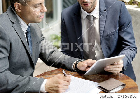 Business Men Meeting Tablet Concept 27856816