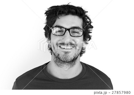 Man Cheerful Smiling Portrait Concept 27857980
