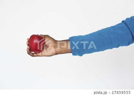 Human Hand Holding Fruit Nutrition Apple Concept Human Hand Holding Fruit Nutrition Apple Concept 27859555