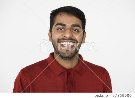 Man Cheerful Studio Portrait Concept 27859600