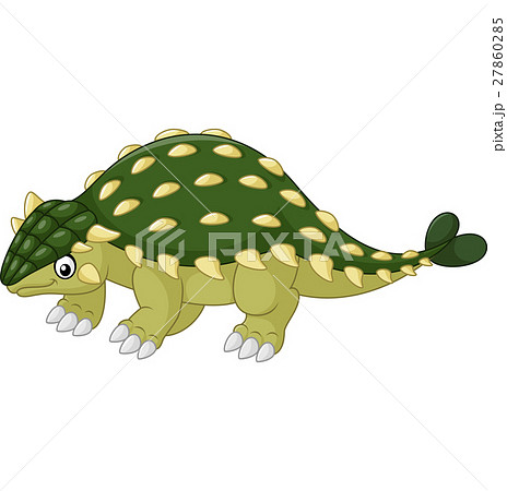 Ankylosaurus Dinosaur Cartoonのイラスト素材