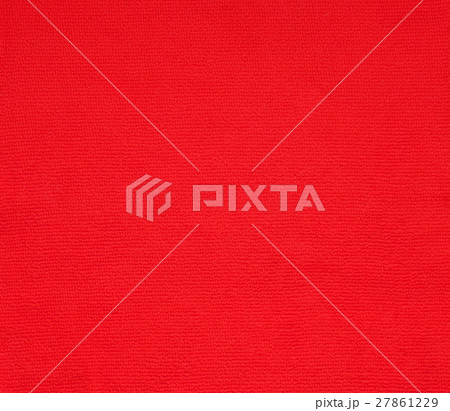 surface red fabric for background 27861229