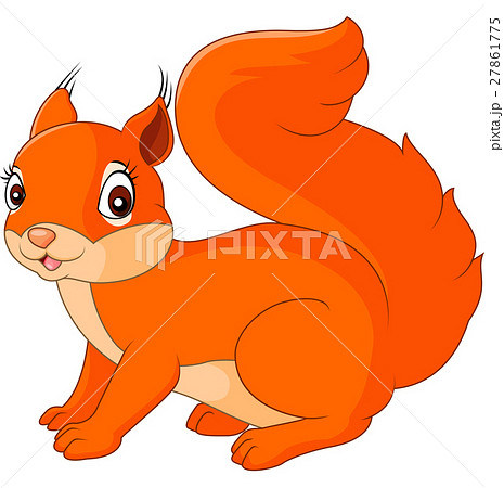 Happy squirrel cartoon 27861775