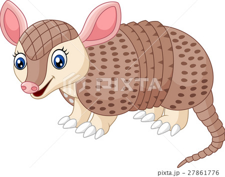 Cartoon happy Armadillo 27861776