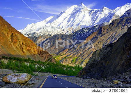 view to karakoram highway and valley, Karakoram,   27862864