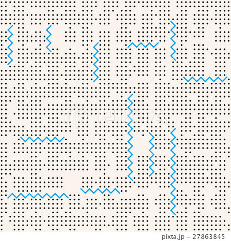 Seamless dots circle abstract pattern. 27863845