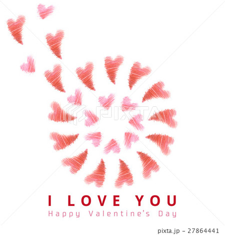バレンタインのハート バレンタインのハート 27864441
