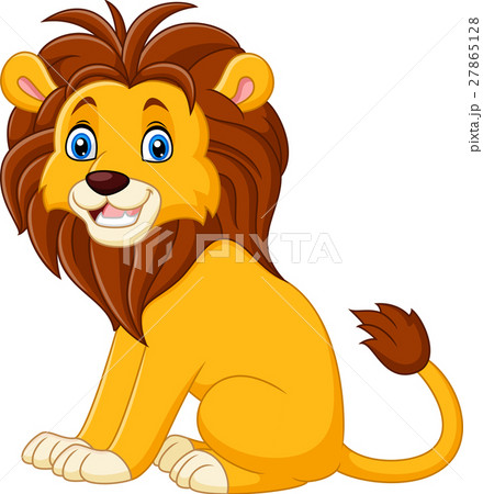 Cartoon lion sitting Cartoon lion sitting 27865128
