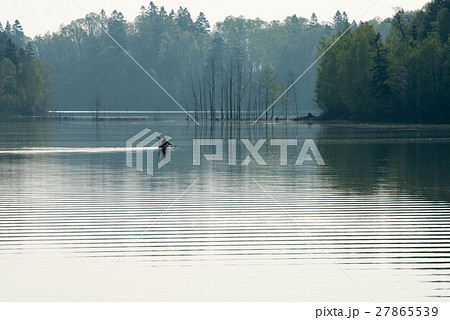 北海道朱鞠内湖の朝 北海道朱鞠内湖の朝 27865539