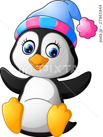 Cartoon funny baby penguin - Stock Illustration [27865844] - PIXTA