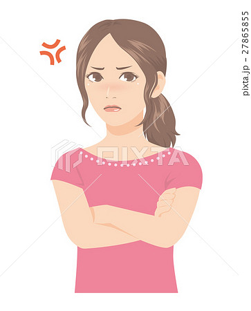 女性の表情 怒り 女性の表情 怒り 27865855