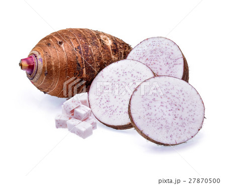 taro isolated on white background 27870500