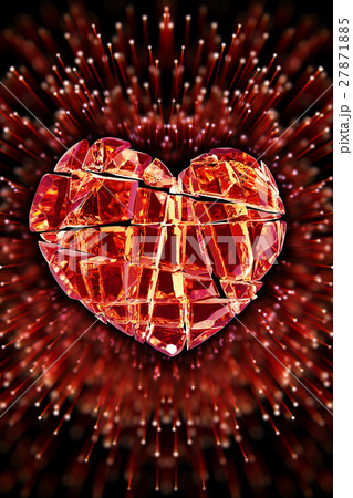 Brilliant ruby on black background. Red Crystal. Brilliant ruby on black background. Red Crystal. 27871885