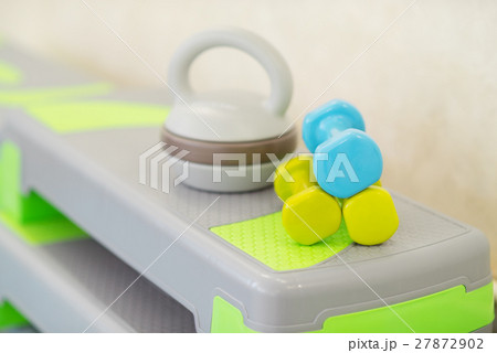 Fitness dumbbell in the gym Women 27872902