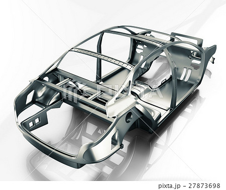 Car Frame Isolated. 3d illustration 27873698