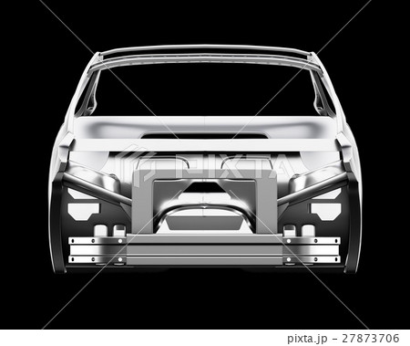 Car Frame Isolated. 3d illustration 27873706