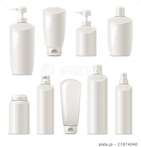 Vector Cosmetic Packaging Icons Set 4 27874040
