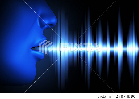 Sound wave of voice Sound wave of voice 27874990