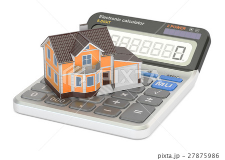 Mortgage and payment for house, 3D rendering Mortgage and payment for house, 3D rendering 27875986