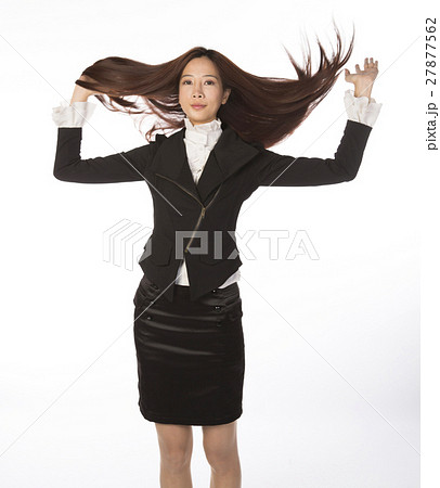 businesswoman swaying hair businesswoman swaying hair 27877562