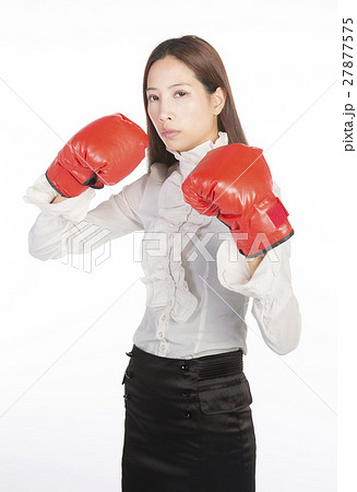 office worker boxing office worker boxing 27877575