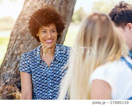 Summer, education, campus and student concept 27880139