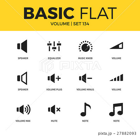 Basic set of icons 27882093