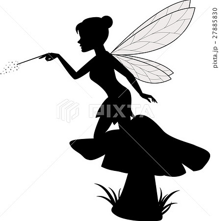 Fairy Waving Her Wand Stock Illustration 2750