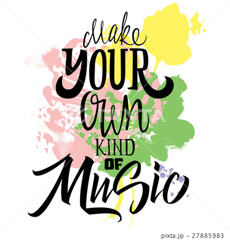 Vector print T-shirts for music. 27885983