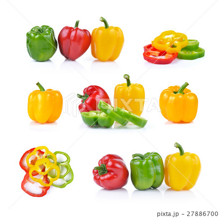 Bell pepper  isolated on white background 27886700