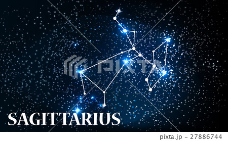 Symbol Sagittarius Zodiac Sign. Vector 27886744