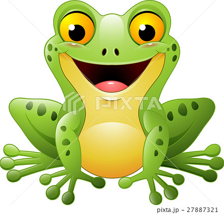 Cartoon cute frog Cartoon cute frog 27887321