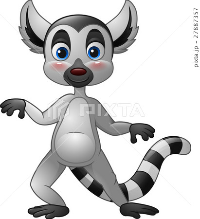 Cartoon funny lemur 27887357